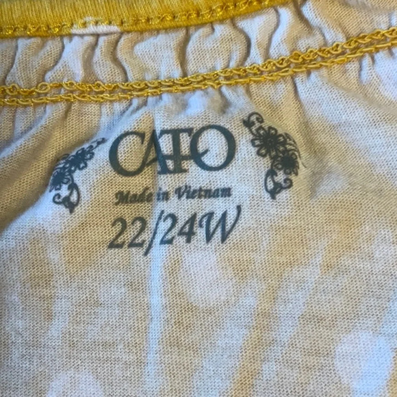 Cato Yellow Polka Dot Blouse - Picture 7 of 9